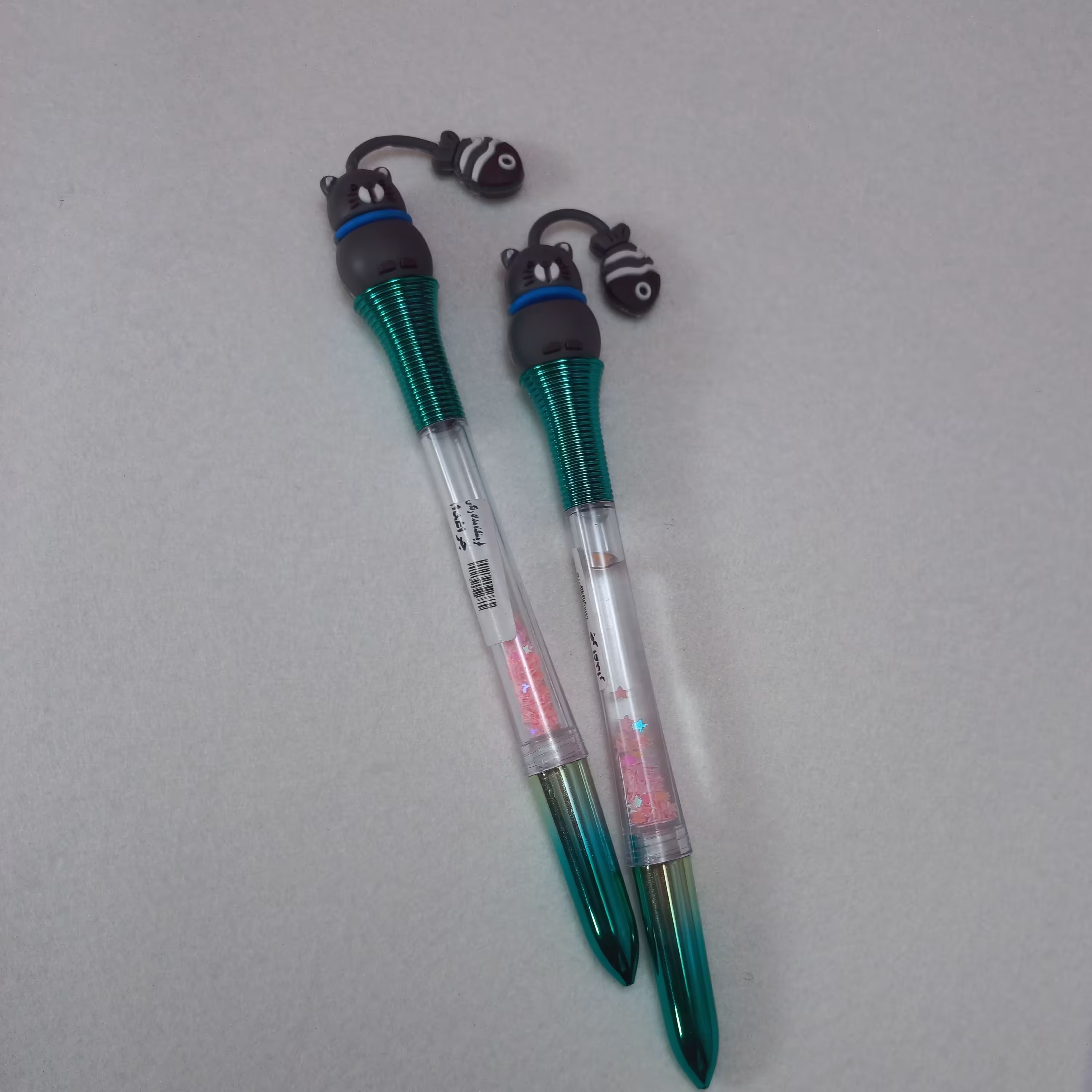 خودکار (روان نویس) آکواریومی عروسک دار فانتزی طرح پیشی کوچولو (گربه)