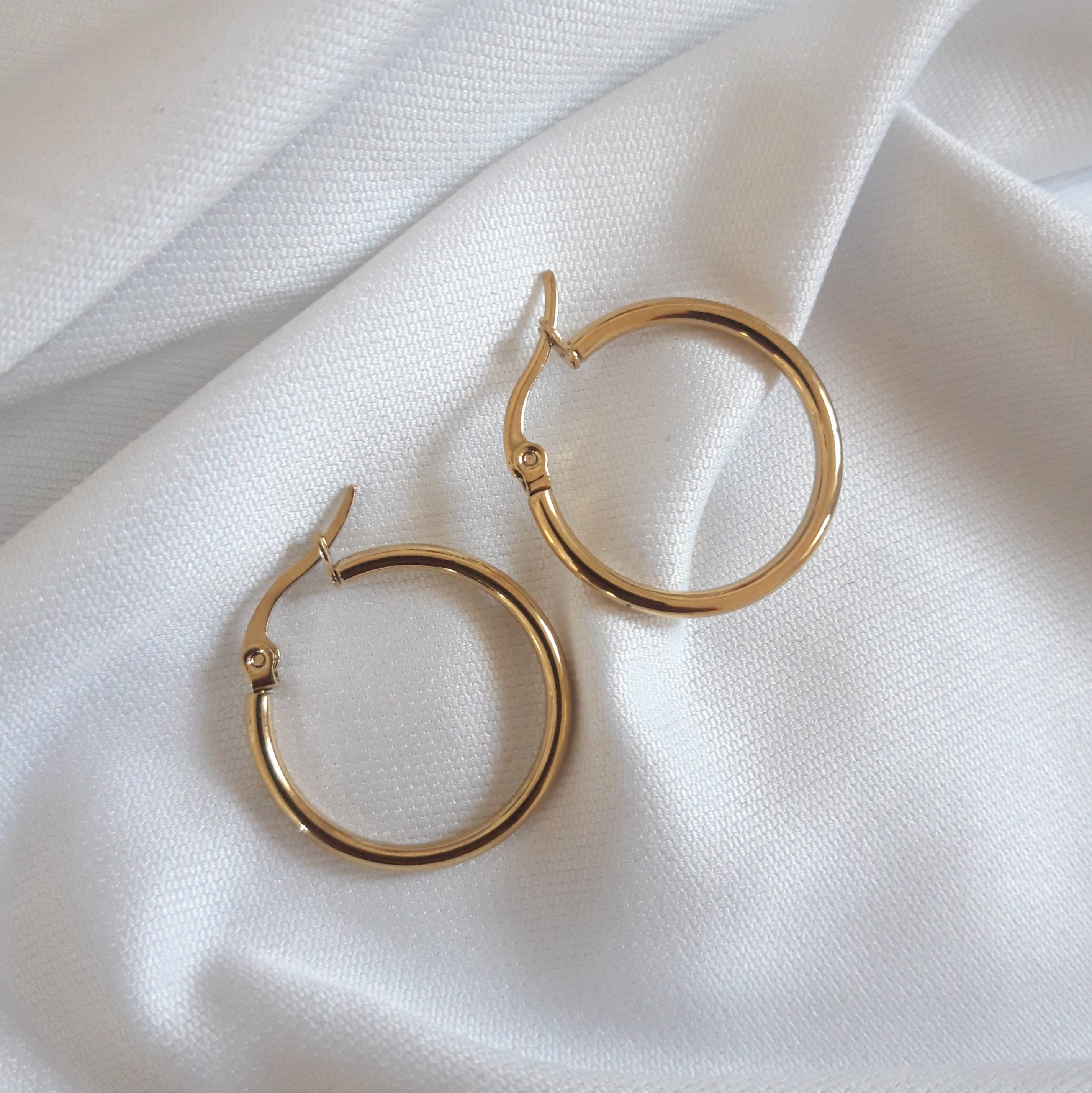 گوشواره حلقه ای استیل کد 01