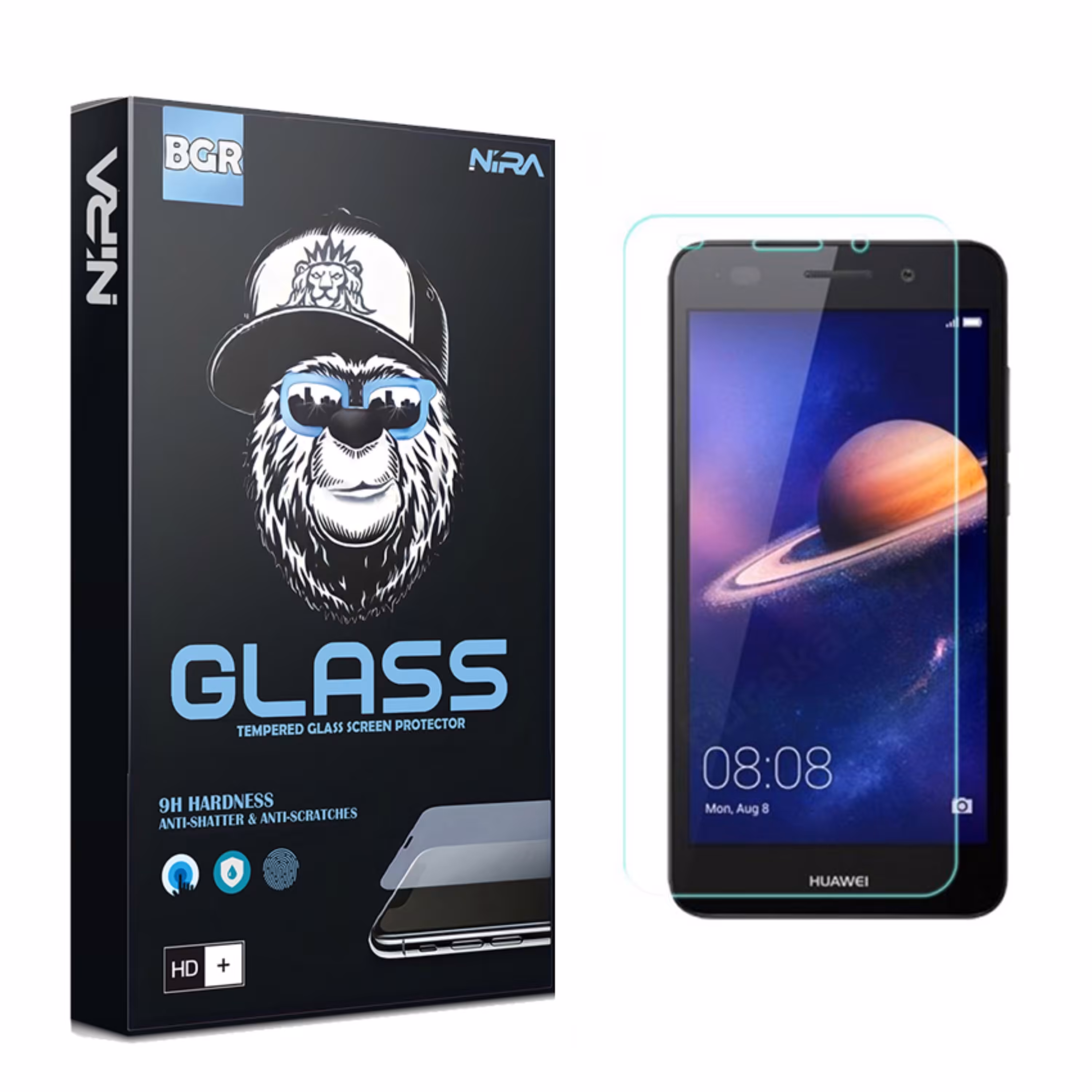 گلس شیشه ای نیرا  مناسب برای مدل هواوی Y6 II