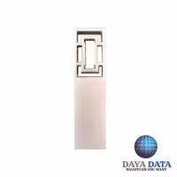 فلش مموری فانتزی دایا  دیتا  طرح مستطیل مدلME1021-19 ظرفیت 64GB -USB2رنگ نقره ای