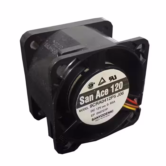 فن 12 ولت 4 سانتی ضخامت 28 میلی متر 650 میلی آمپر توربو فن جت فن