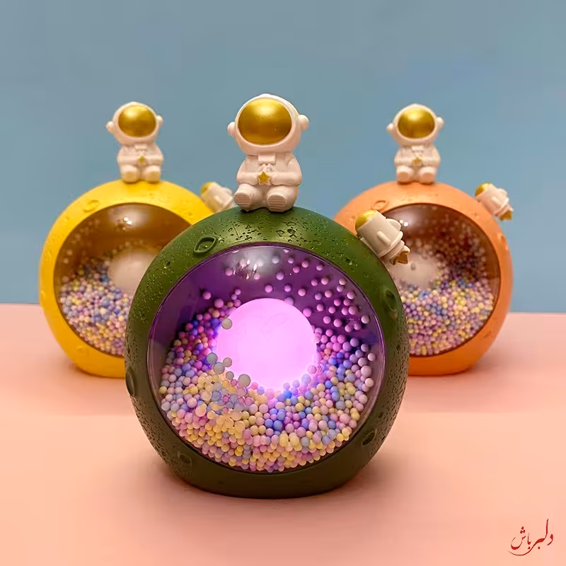 چراغ خواب گوگولی فضانورد رنگبندی 