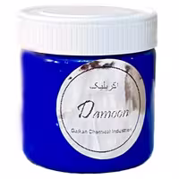 رنگ اکریلیک آبی دامون کد D1033 حجم 350 میلی لیتر