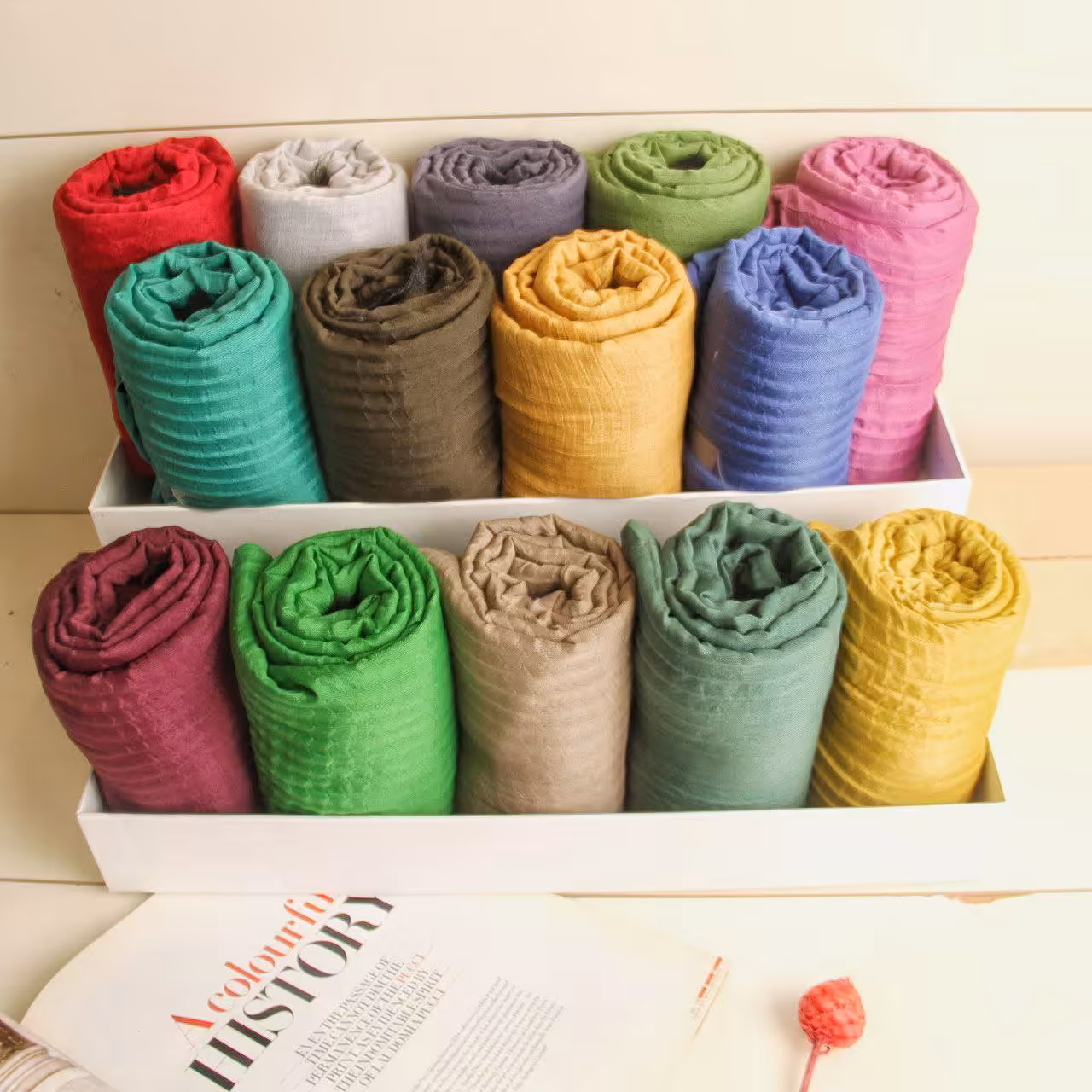 شال نخی دو رو 