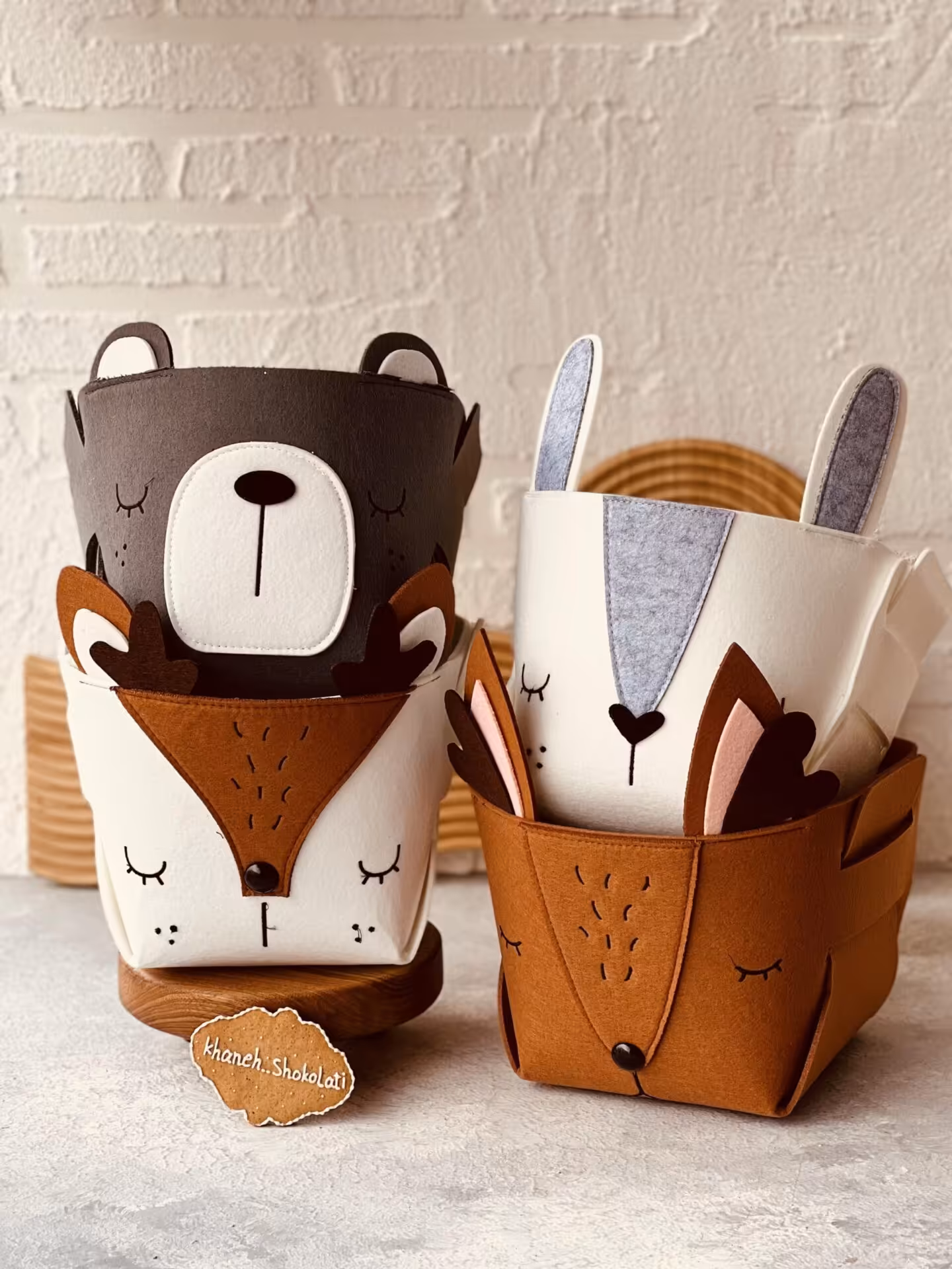 باکس نمدی طرح حیوانات