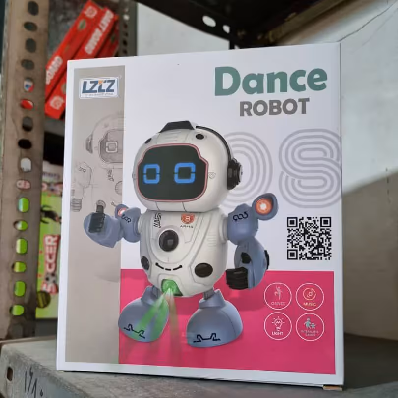 اسباب بازی ربات رقاص وموزیکال ودارای رقص نور