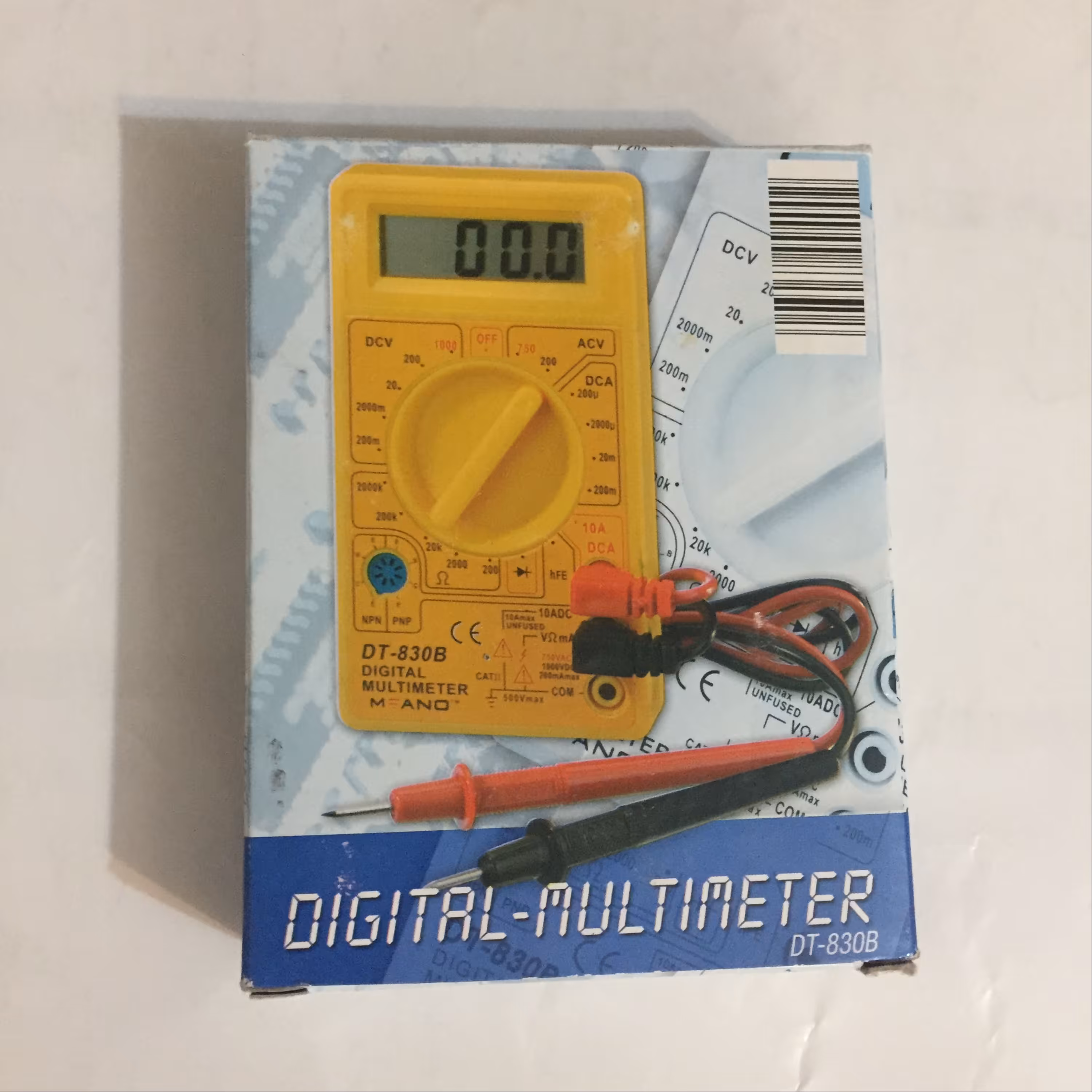 مولتی متر یا اهم متر دیجیتال DT830B