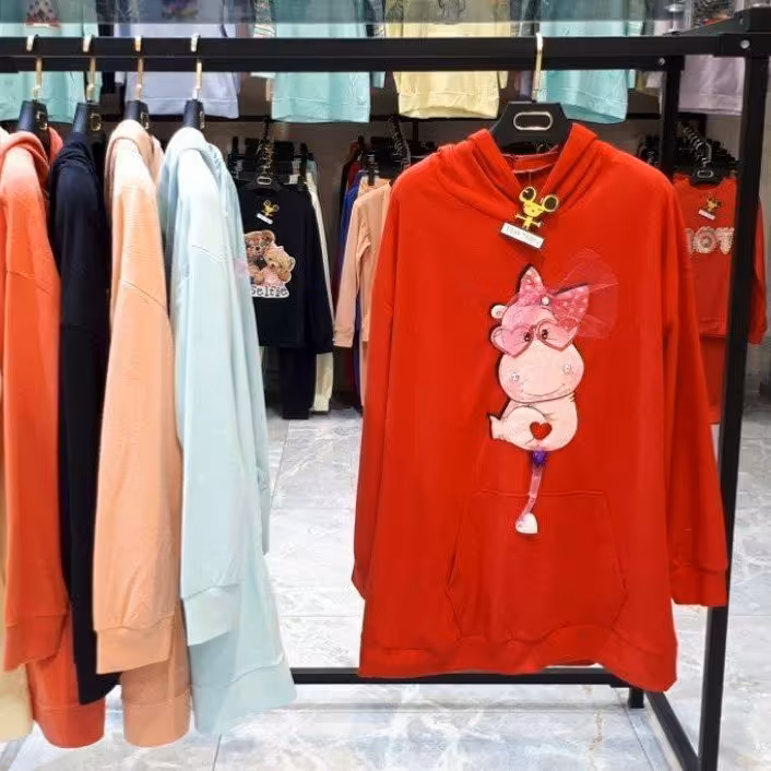 هودی دخترانه تیپ لش