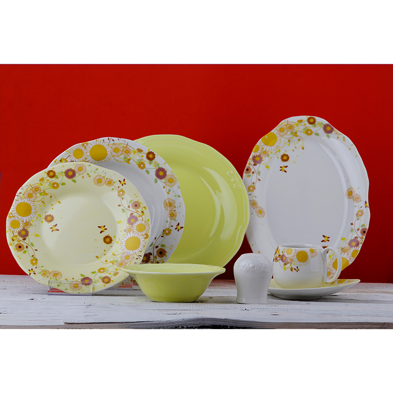 سرویس چینی مدل سانتوزا زرد