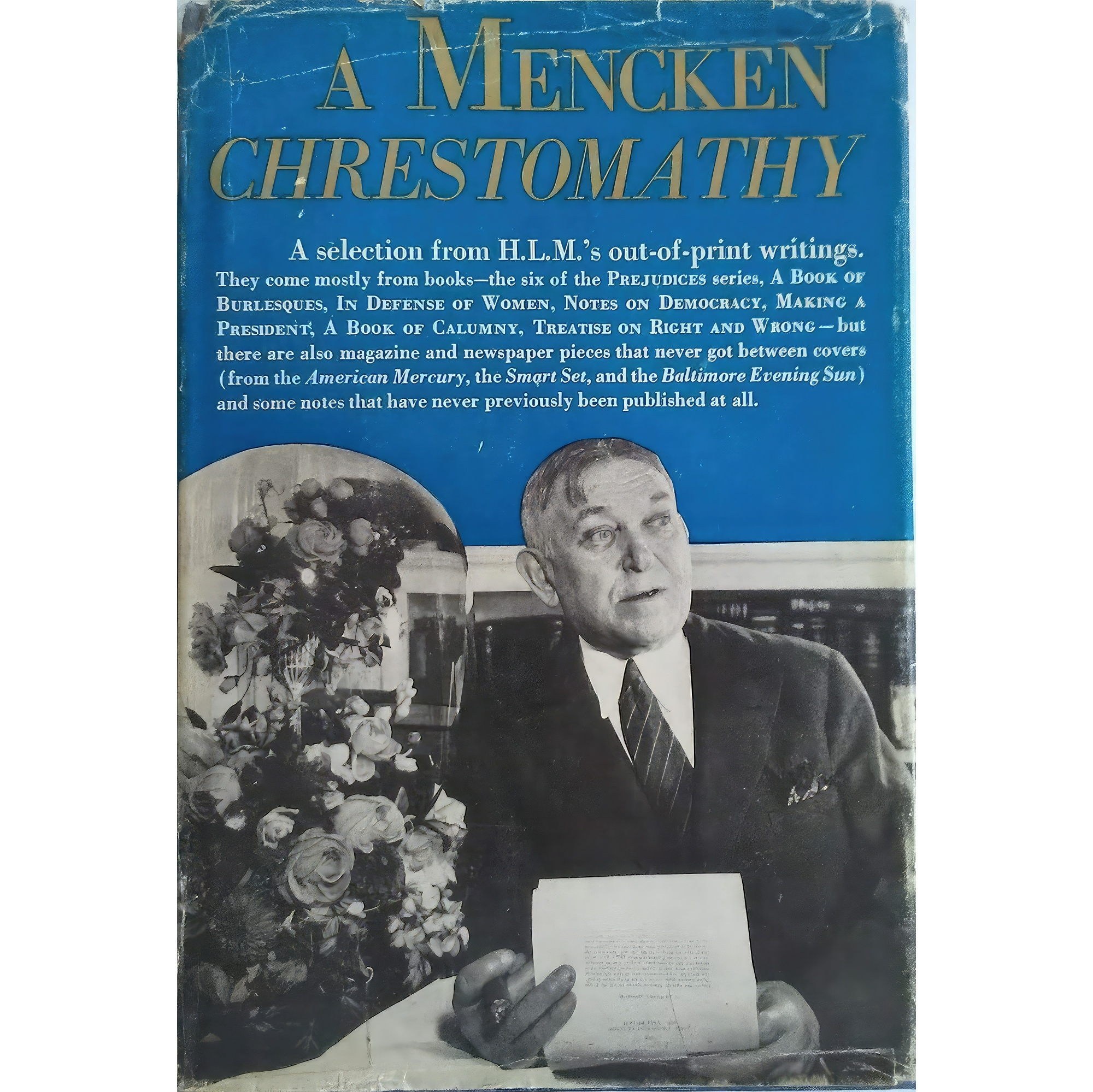 کتاب زبان اصلی A Mencken Chrestomathy اثر H L Mencken انتشارات Random House