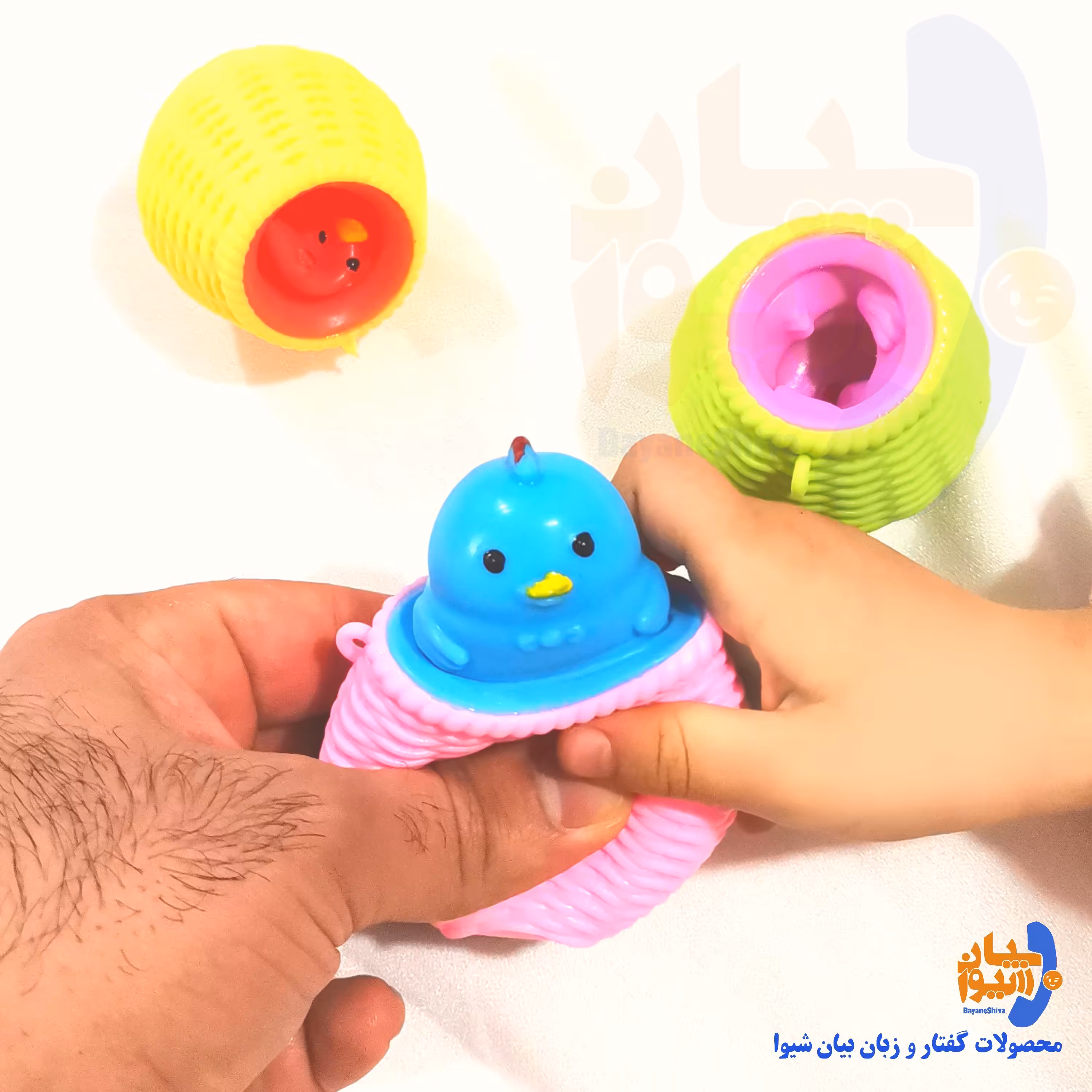 فیجت جوجه سبد دار سیلیکونی (ارسال رنگ بندی به صورت رندوم) 