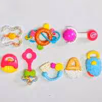 جغجغه لوکی کینگ مجموعه 8 عددی به همراه دندان گیر