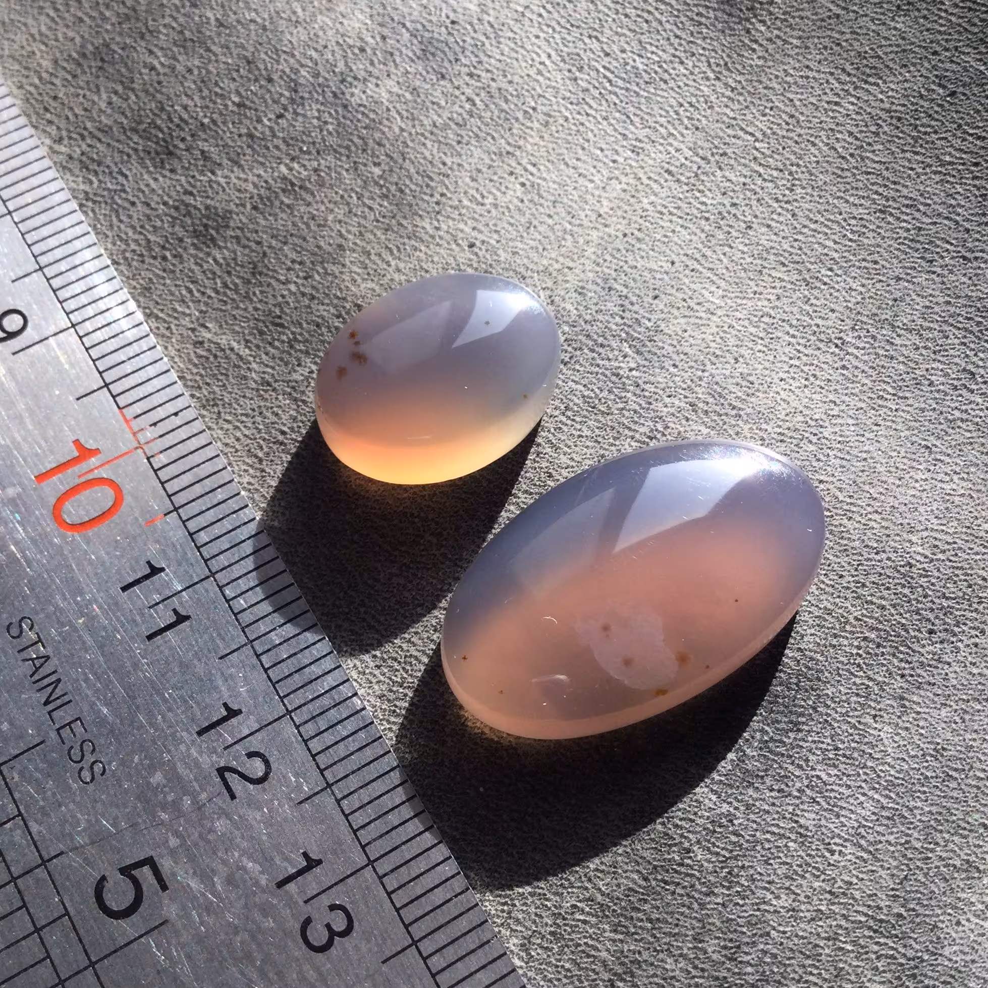 ست عقیق کبود طبیعی قاصدکی 