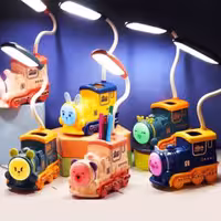 چراغ مطالعه شارژی مدل قطار چراغ مطالعه جامدادی قطاری 