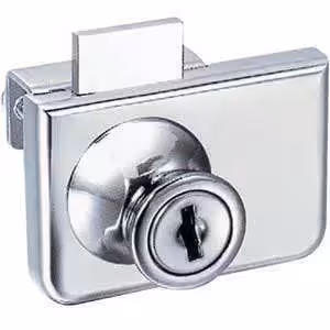 قفل شیشه برای در دولنگه  مدل