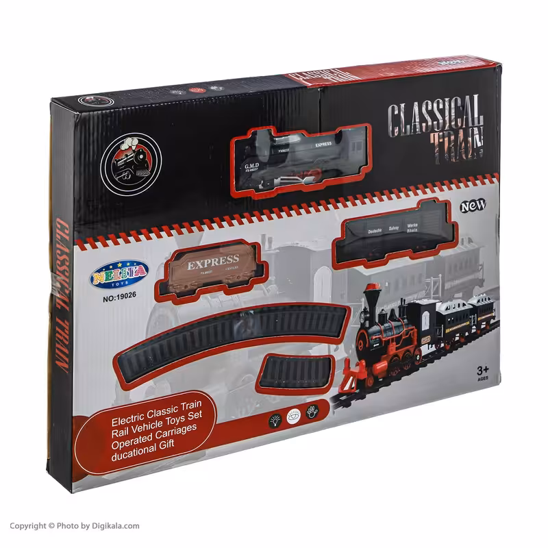 اسباب بازی قطار کلاسیک سایز بزرگ قبل از ثبت موجودی بگیرید 