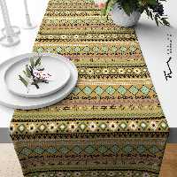 رانر طرح سنتی جاجیم 2 - 40 در 135 سانتیمتر - جنس دو رو مخمل پورش - کیفیت عالی