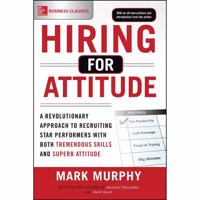 کتاب زبان اصلی Hiring for Attitude اثر Mark A Murphy انتشارات McGraw Hill