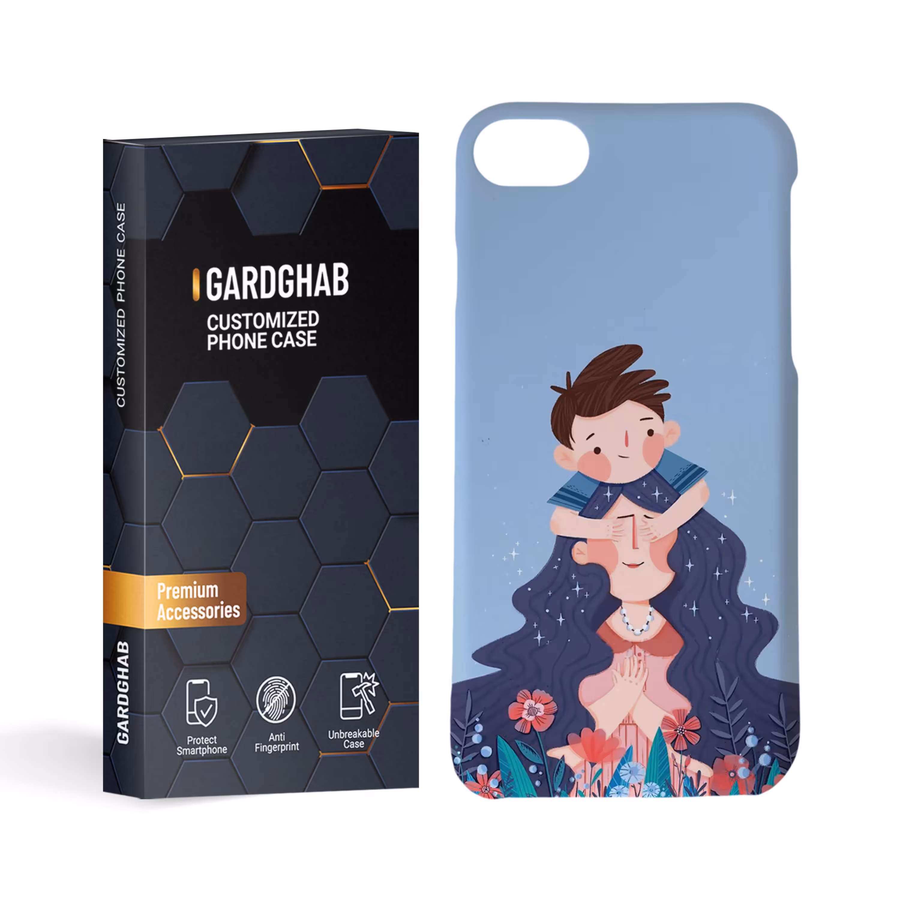 کاور گارد قاب دخترانه مدل g4001 مناسب گوشی موبایل ایفون 7