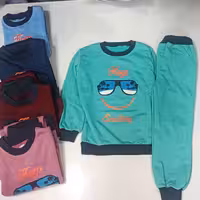 بلوز شلوار دورس تو کرک در 5 رنگ سایز45