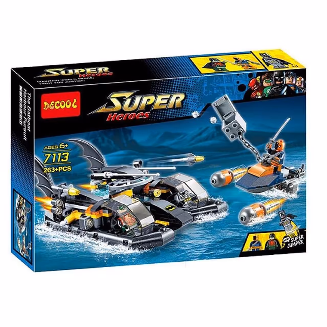 ساختنی دکول مدل Super Heroes 7113