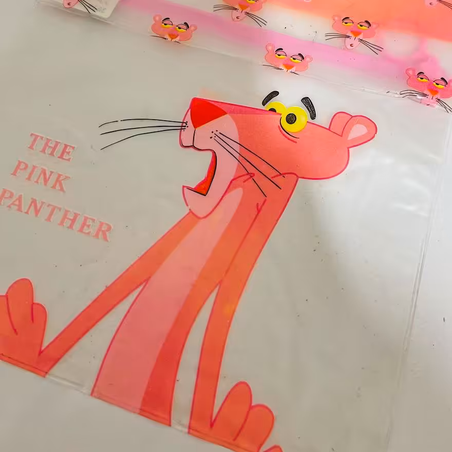 لوازم تحریر   لوازم تحریز فانتزی نوشت افزار جامدادی کاور a5ضد آب طرح پلنگ صورتی