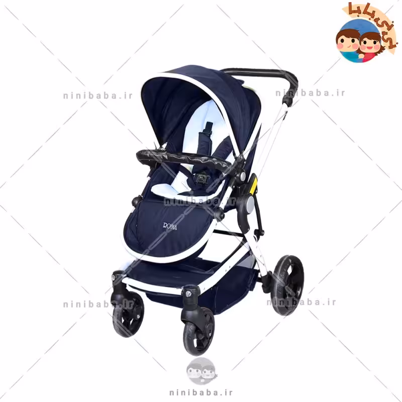 سرویس کالسکه دلیجان مدل رما پلاس طرح سرمه ای