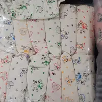 شورت نخ پنبه ضد حساسیت سفید گلدار 6عددی