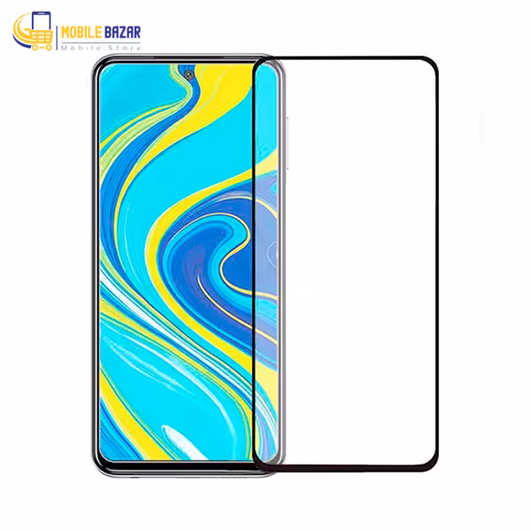 محافظ صفحه نمایش فول صفحه گوشی شیائومی ردمی نوت Full Glass Redmi Note 9 _ 9