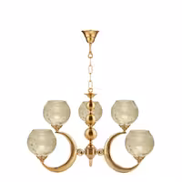 لوستر 6 شعله زیمادور مدل آرشیدا کد ZD-03
