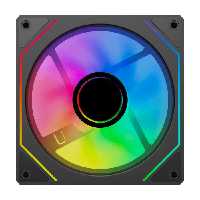 فن کیس گیمینگ مشکی اوست مدل AVI-120RB ARGB
