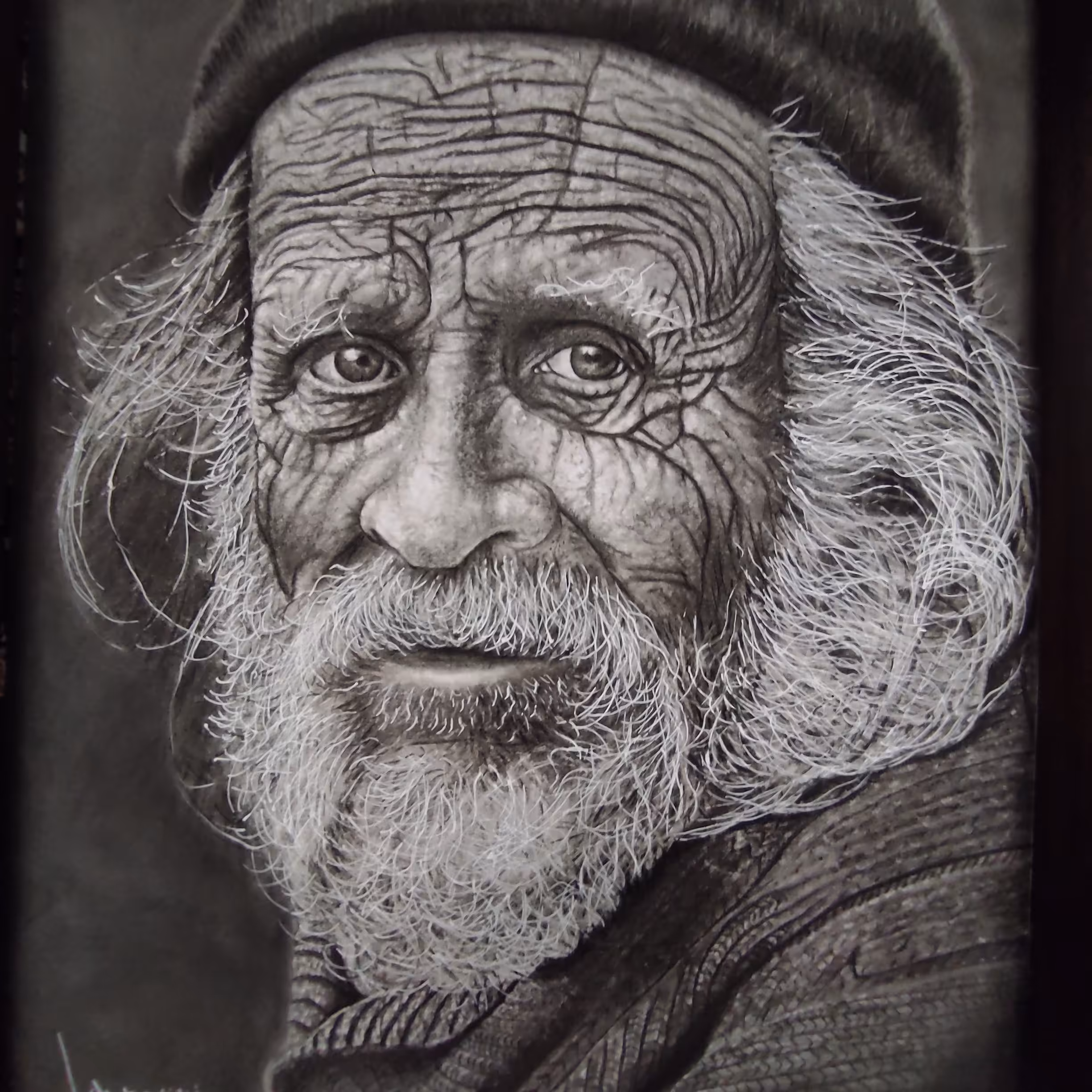 نقاشی سیاه قلم