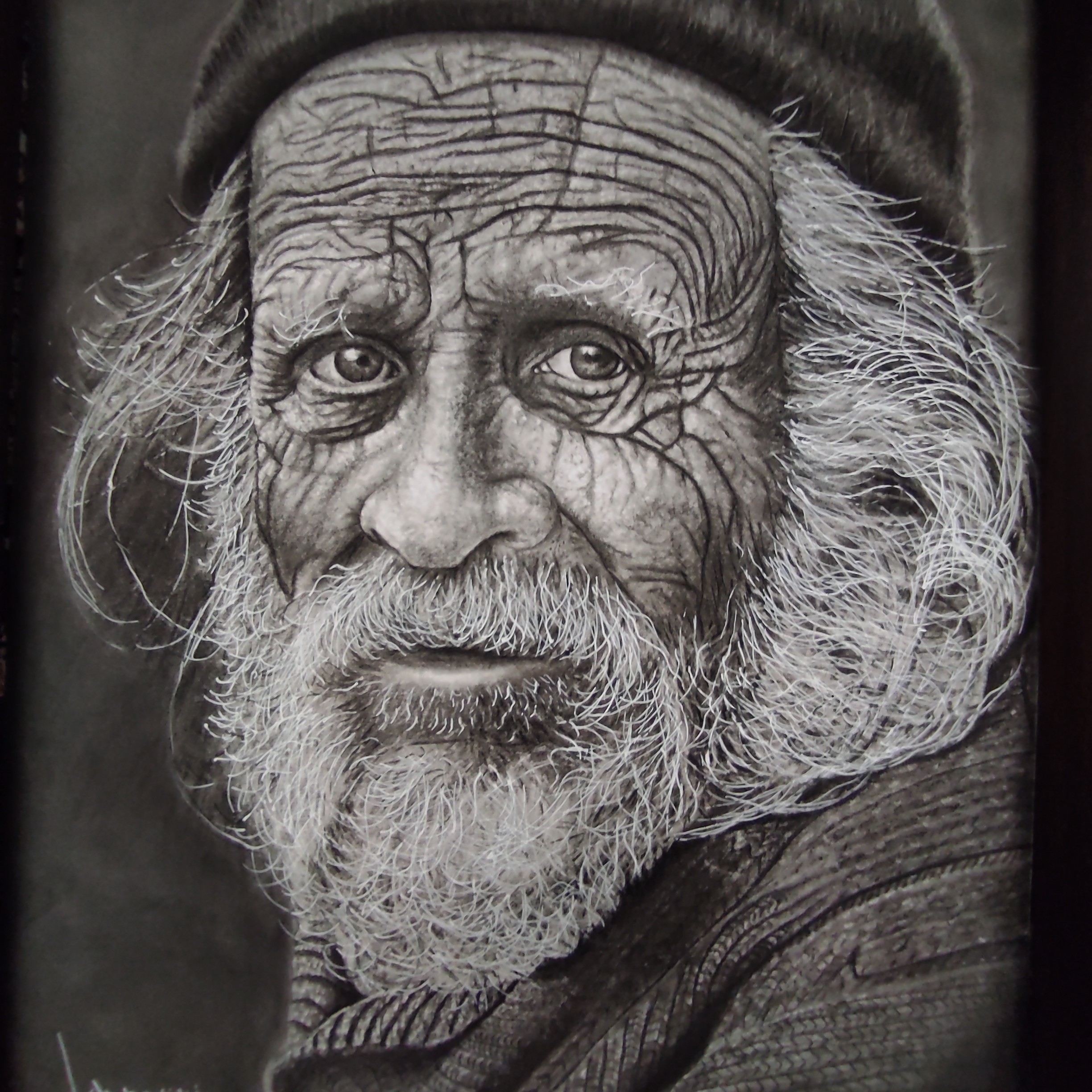 نقاشی سیاه قلم