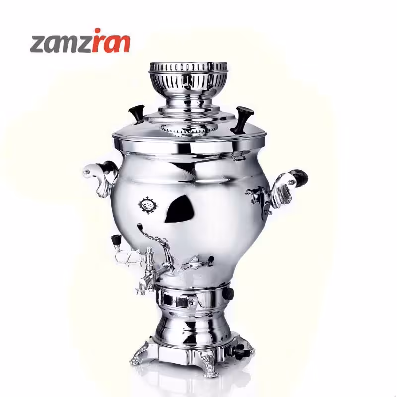 سماور گازی عالی نسب مدل ارس سیمین 8.5 لیتری