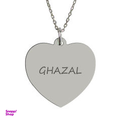 گردنبند نقره زنانه طرح غزال کد 01