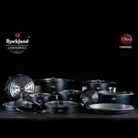 سرویس قابلمه چدن گرانیت 19 پارچه راکلند طرح آلمان کد 203