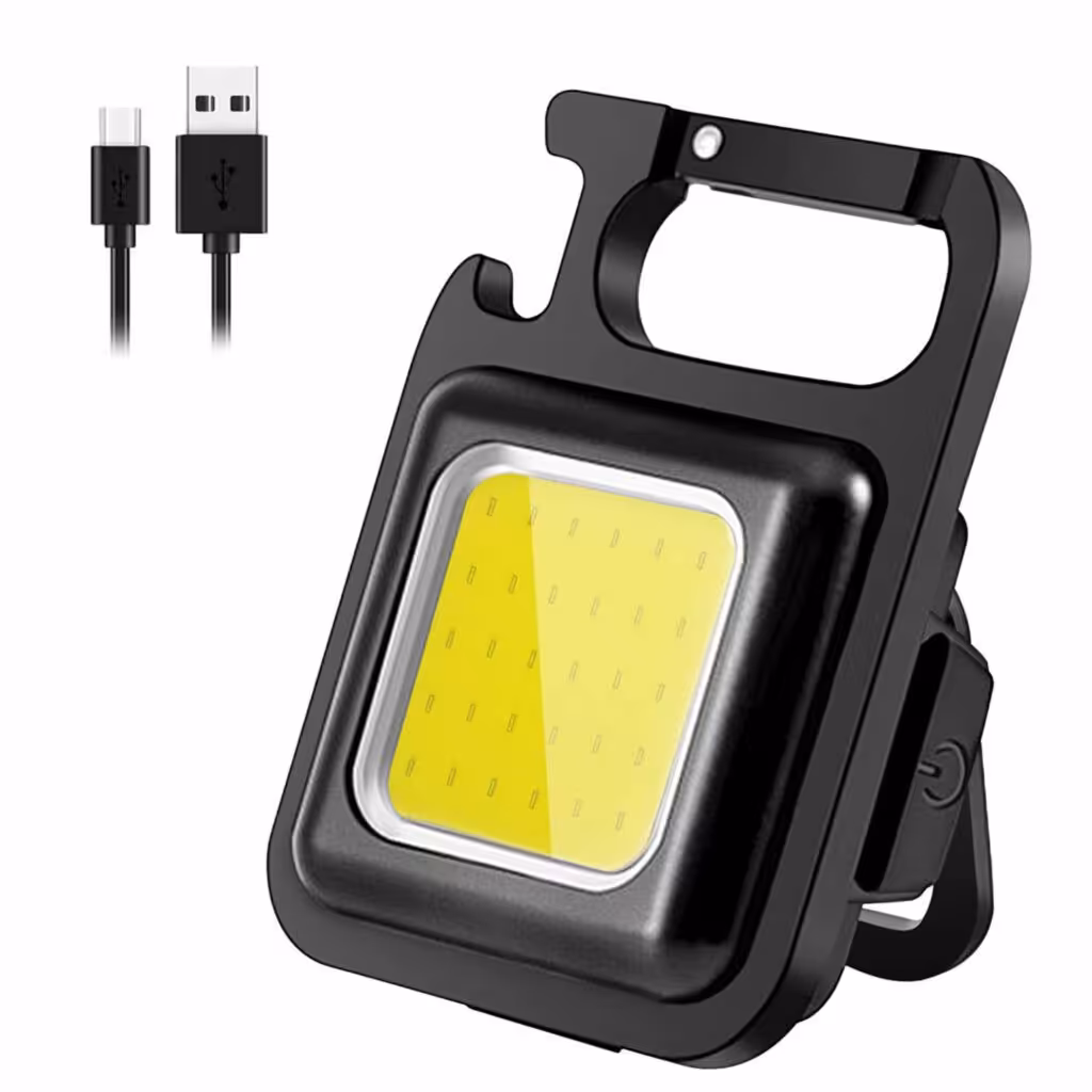 چراغ قوه LED قلاب دار COB

