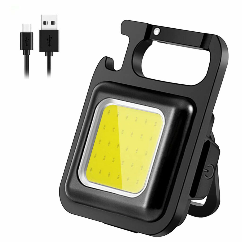 چراغ قوه LED قلاب دار COB