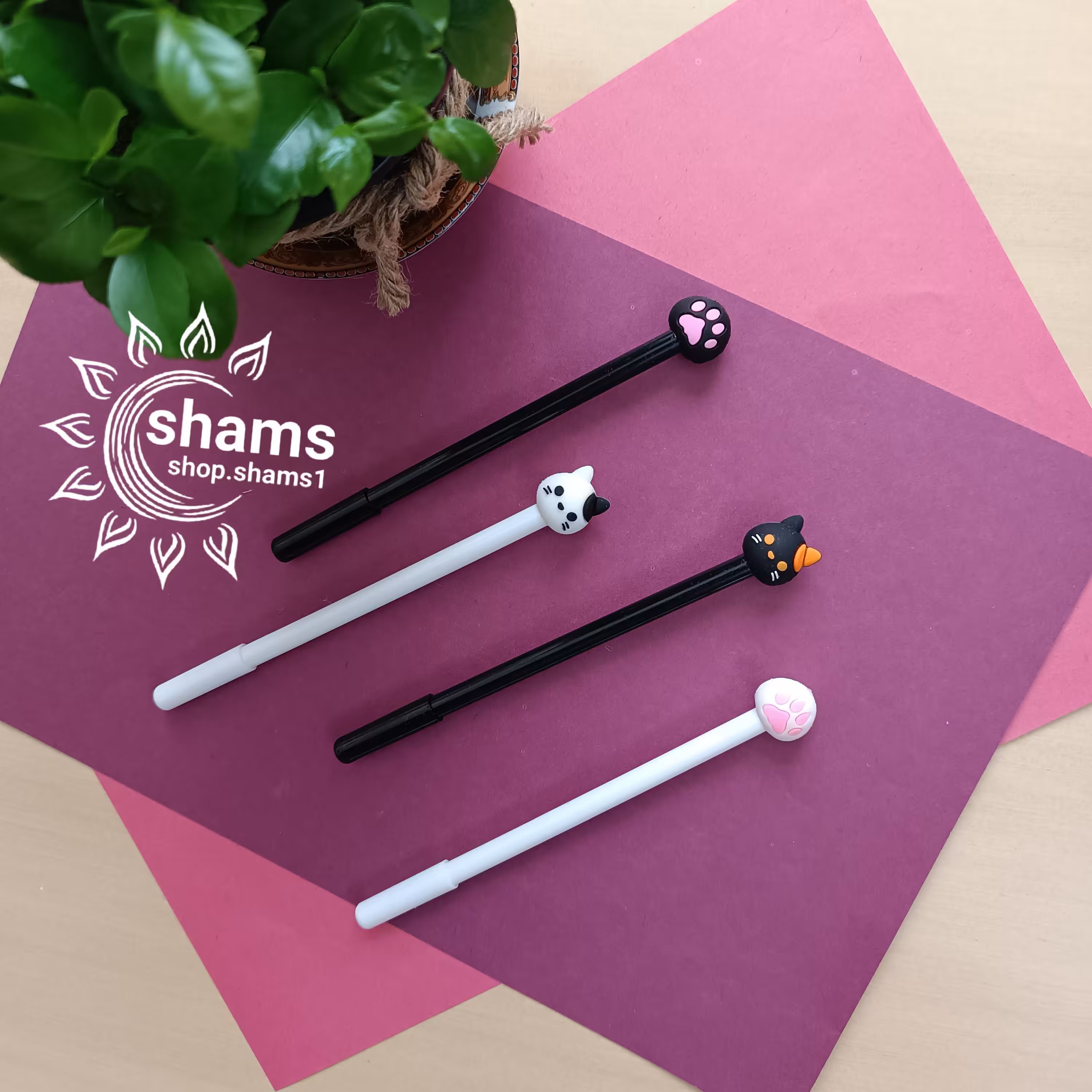 رواننویس پنجه   رواننویس گربه رواننویس طرح پنجه و گربه رواننویس رواننویس ارزان رنگ جوهر ابی دارای دو رنگ سفید و مشکی