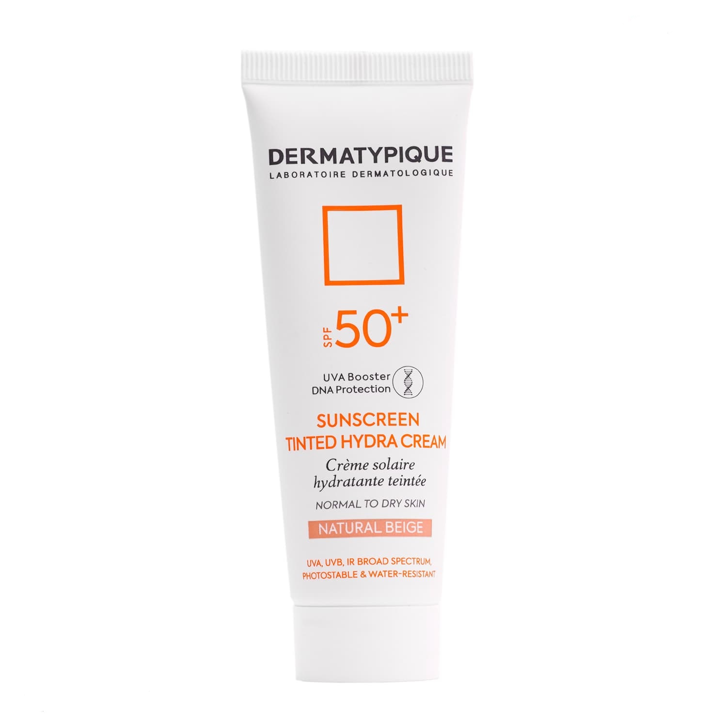کرم ضد آفتاب رنگی هیدا درماتیپیک | پوست نرمال و خشک (بژ طبیعی) SPF50