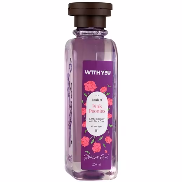 ویت یو شامپو بدن پینک پیونی با رایحه گل پیونی 250 میل انواع پوست PINK PEONIES