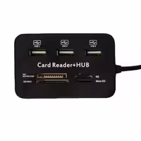هاب USB سه پورت و کارت خوان کمبو مدل HY-617