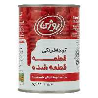 کنسرو گوجه فرنگی خرد شده روژین تاک مقدار 380 گرم