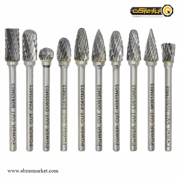 ست فرز فرم مینیاتوری پاور کات 10 عددی