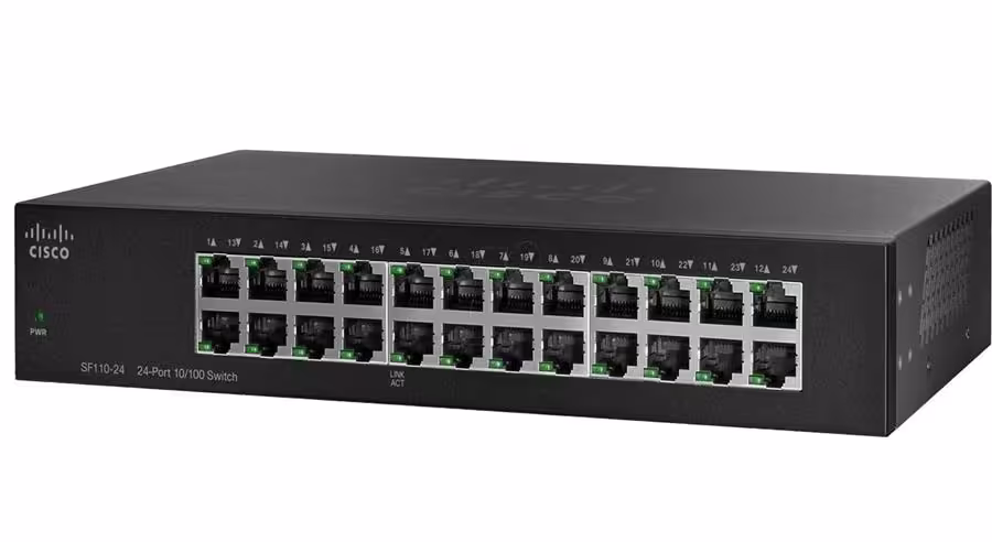سوئیچ 24 پورت سیسکو مدل SF110-24 24Port