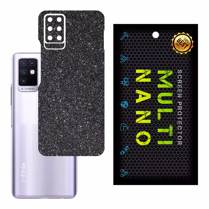 برچسب پوششی MultiNano مدل X-G1F-Gray برای پشت موبایل اینفینیکس Note 10
