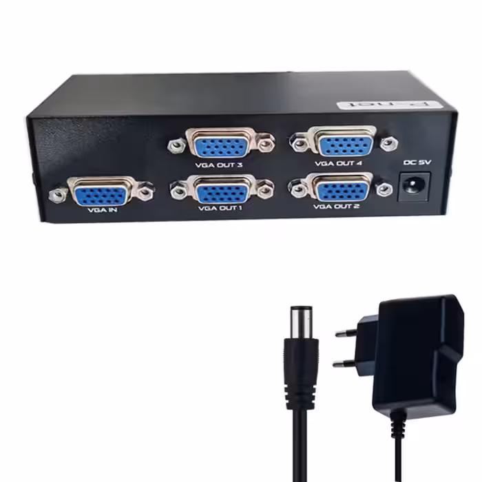 اسپیلیتر 4 پورت VGA آداپتوردار مدل 2004