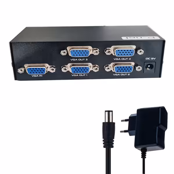 اسپیلیتر 4 پورت VGA آداپتوردار مدل 2004