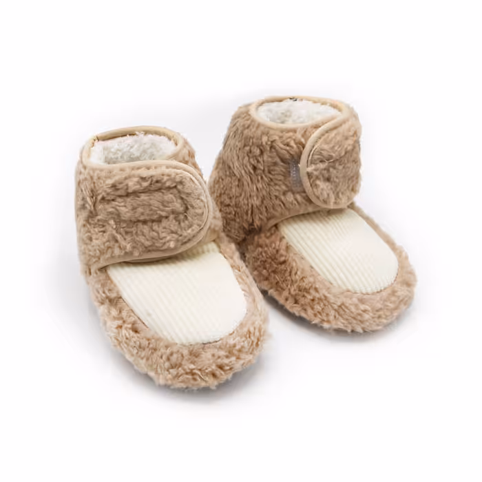 پاپوش زمستانه طرح پولیشی چسبی