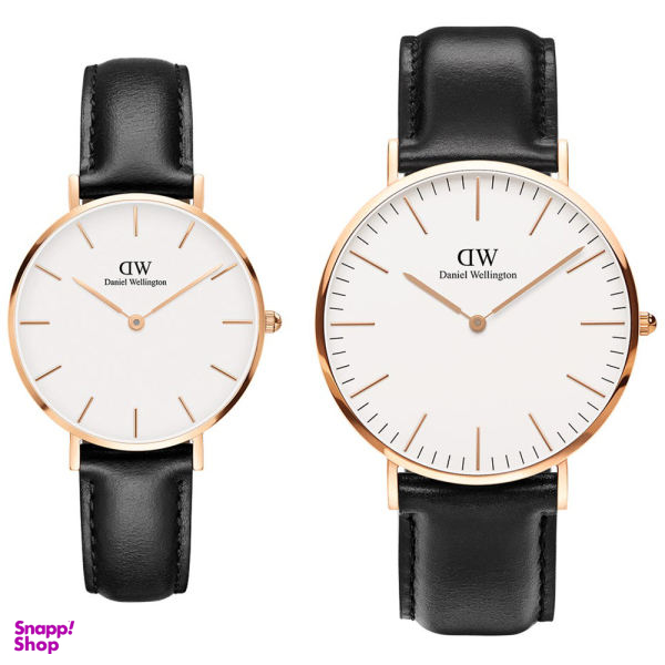 ست ساعت مچی عقربه ای زنانه و مردانه کد DW69